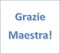 Saluto alla maestra Anna Maria Leonardi della Scuola Primaria G. Pascoli