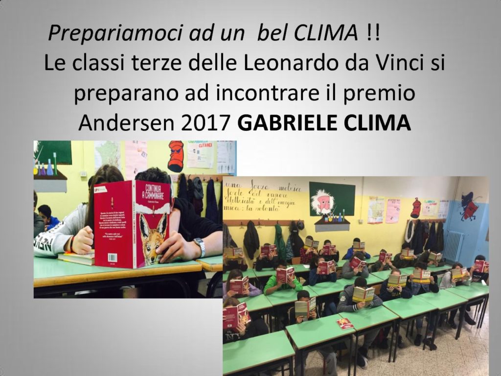 Evento: Incontro con l'autore Gabriele Clima