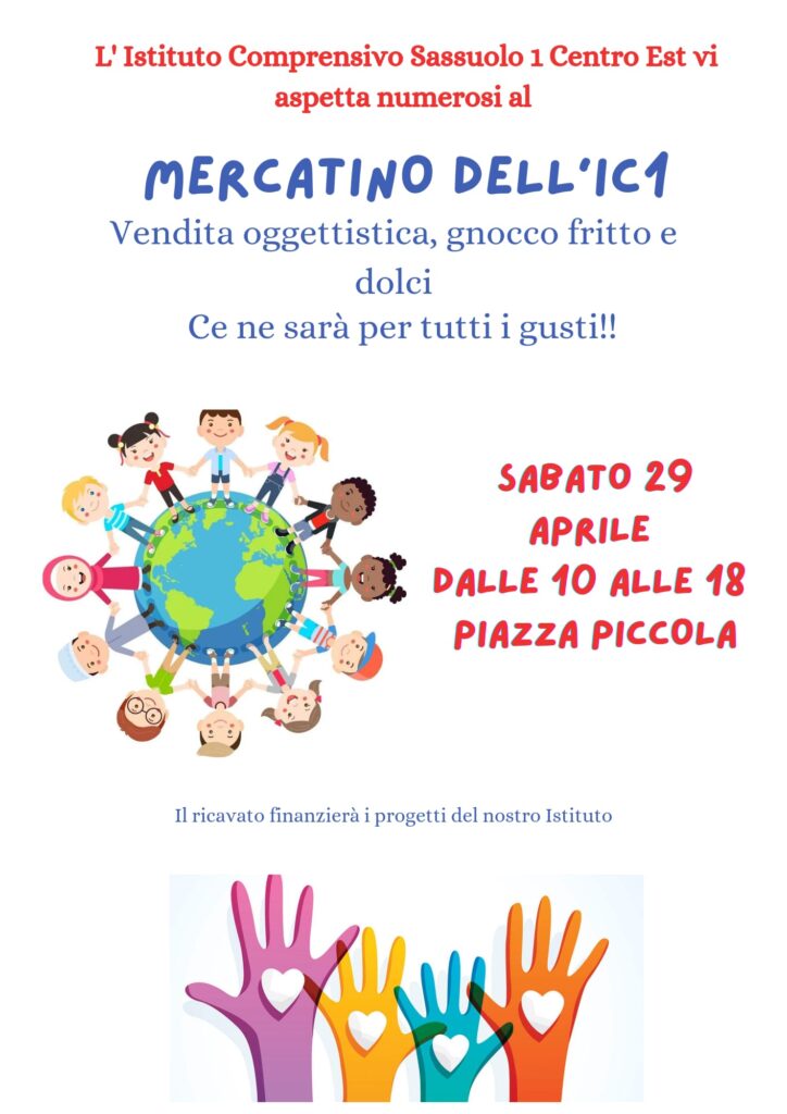 MERCATINO DELL' IC1 SABATO 29 APRILE